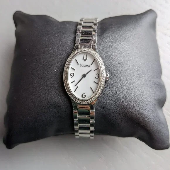 Bulova | Accessories | Bulova Diamond Accent Oval Watch  display picture 3